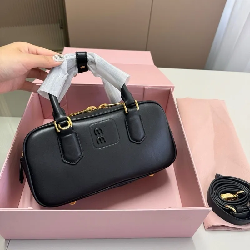 Designer bowling bag 2025 High-Quality Leather Women's Handbag -Daily Fashion Luxurious Crossbody Bag Hobo Bag