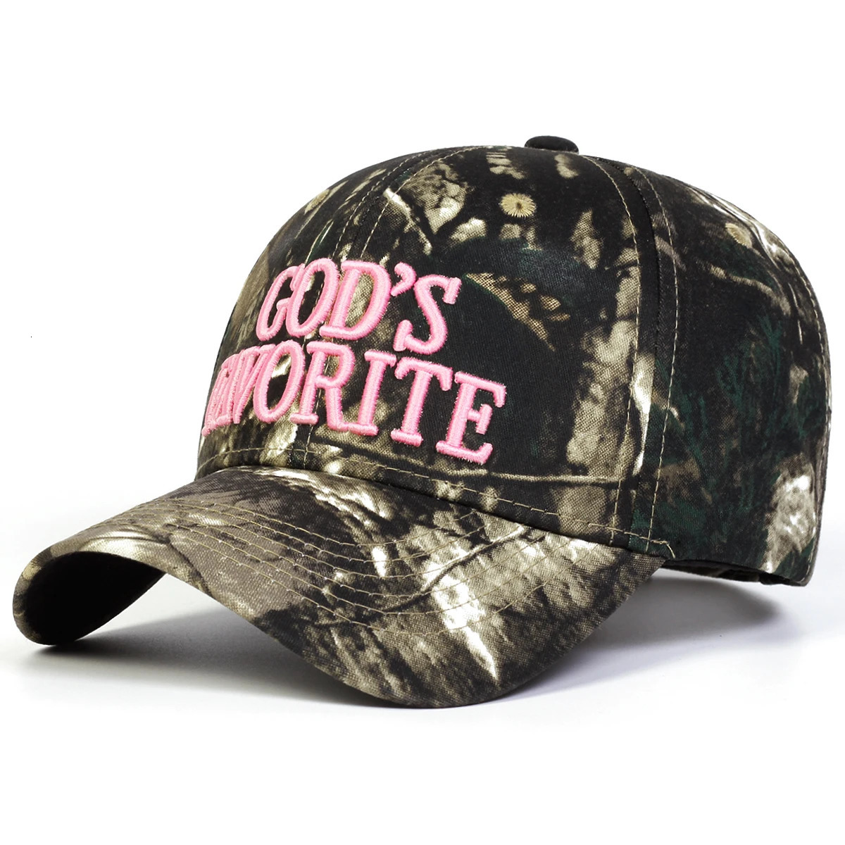 Unisex GODS FAVORITE Letter Embroidery Baseball Caps Outdoor Adjustable Spring and Autumn Casual Sunscreen Hat 250901