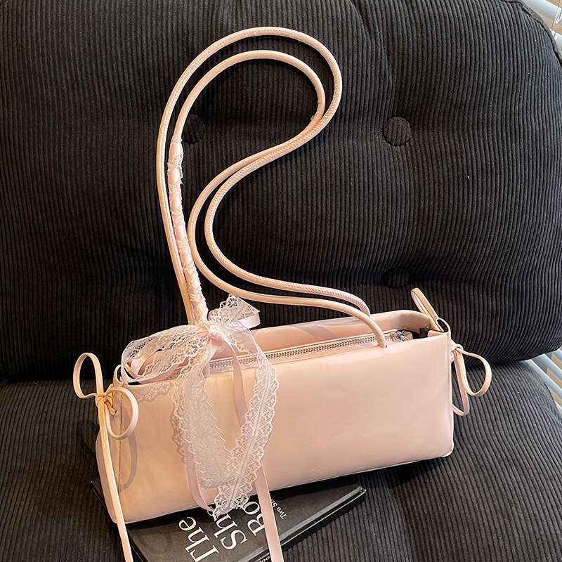 Fashionable Niche Simple Ballet Style Underarm Baguette Casual Chic Versatile High-end Single Shoulder Women's Bag