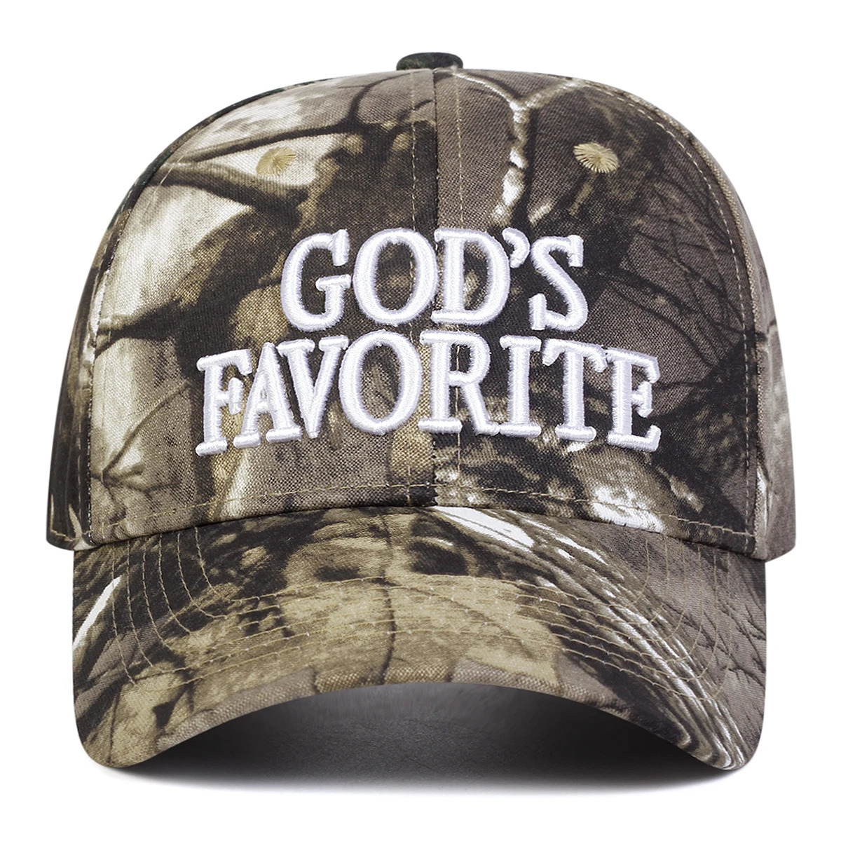 Unisex GODS FAVORITE Letter Embroidery Baseball Caps Outdoor Adjustable Spring and Autumn Casual Sunscreen Hat 250901