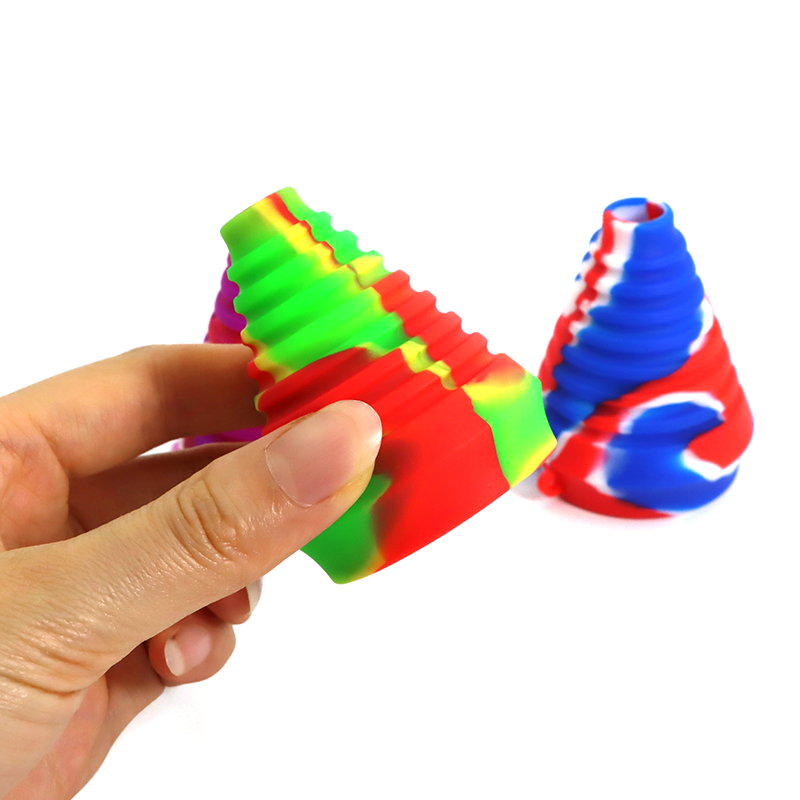 Silicone Smoking Pipes Nozzle,Tobacco bong Nozzle,Funnel MouthPiece Filter Suction Nozzle Water bong Accessories,Silicone bongs pipes filter