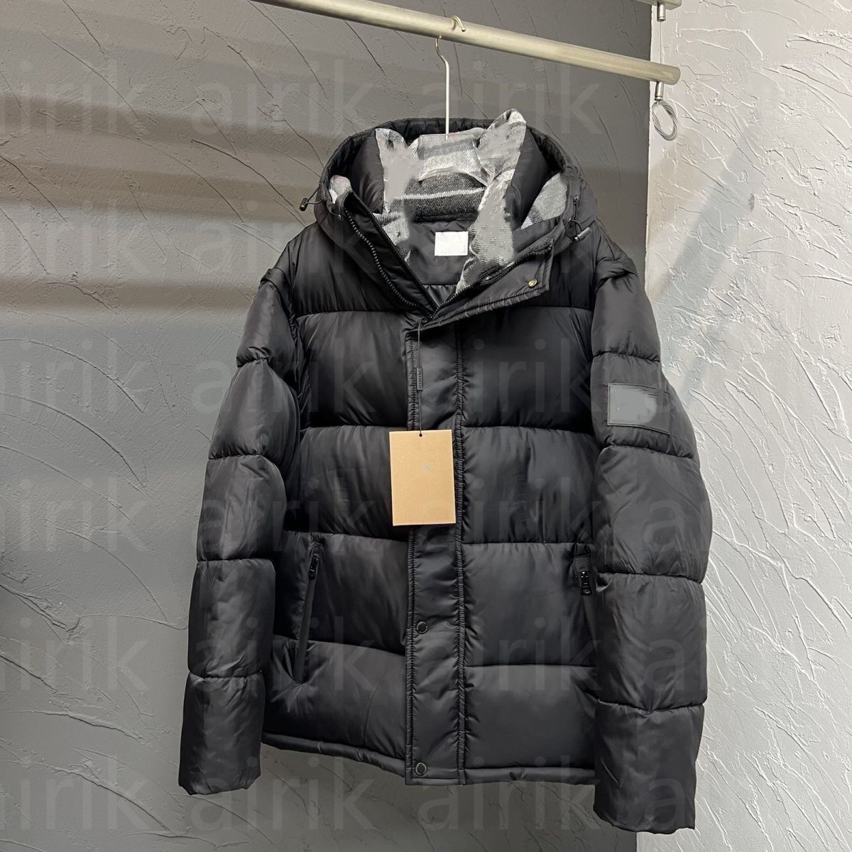 Men's Designer Jacket Winter Puffer Jacket Fashion Hooded Padded Down Jacket Women's Windproof Warm Jacket Asian SizeM-5XL