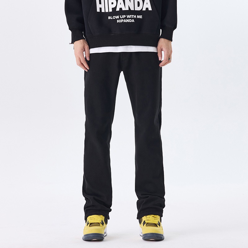 High street American style small straight loose all-match jeans trousers