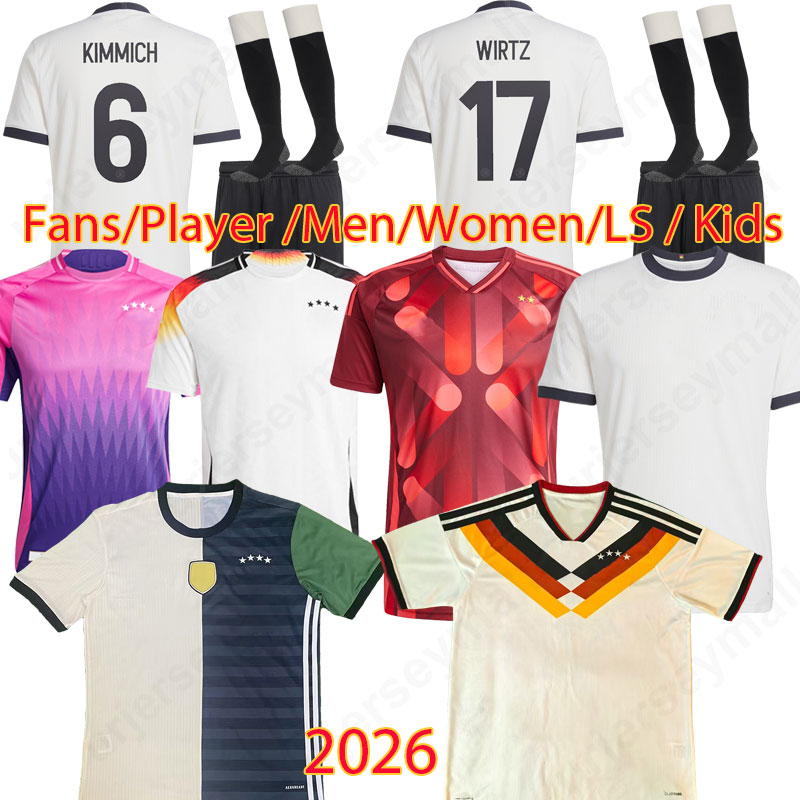2025 Germany soccer jerseys WERNER DRAXLER REUS MULLER GOTZE 125TH European Cup football shirt FULLKRUG HUMMELS KROOS GNABRY Men kids kit Fans Player jersey