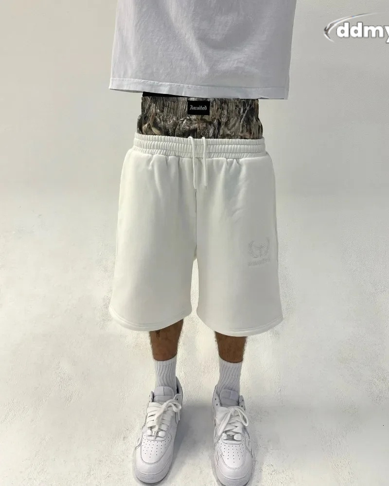 Men's Pants Double Cuffs Baggy Joggers Black Oversized Drawstring Flannel Lined Elastic Waistband Casual Streetwear Workout Daily Petite Y2K ddmy