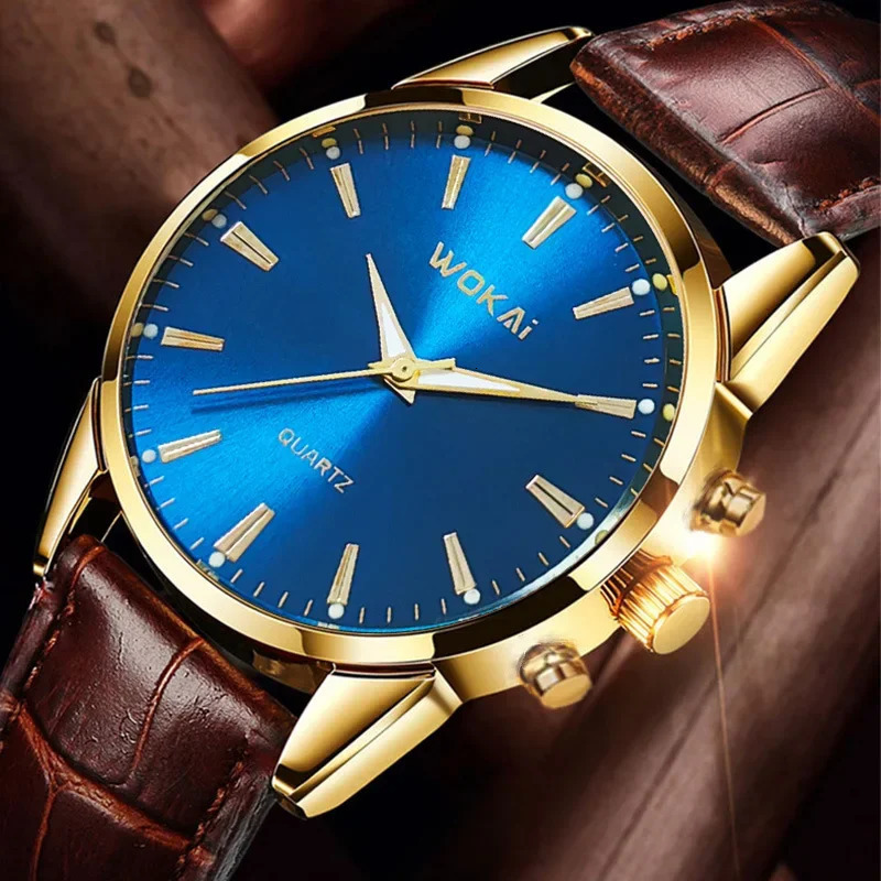 Foreign Trade Sentiment Watch Classic Retro Men and Women Belt Quartz Watch Wholesale Relogios Masculino Montre Homme 250901