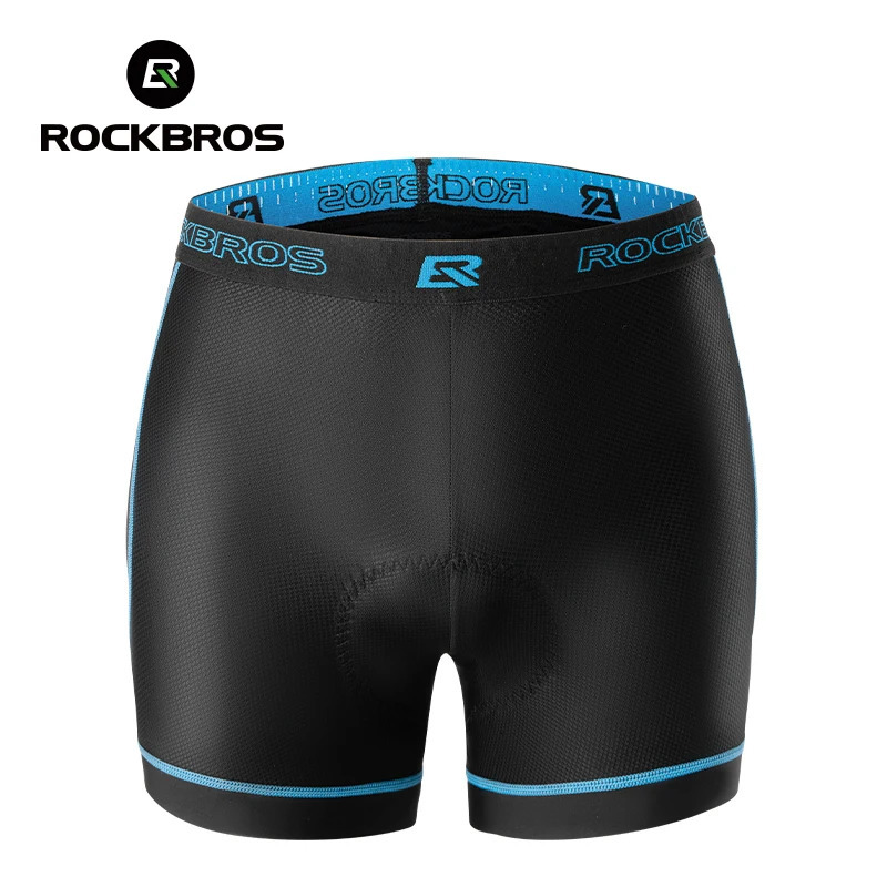 ROCKBROS Cycling Underwear Breathable NonSlip Men Sponge Pad Shorts Shockproof Bicycle Underpant Mtb Road Bike Riding 250901