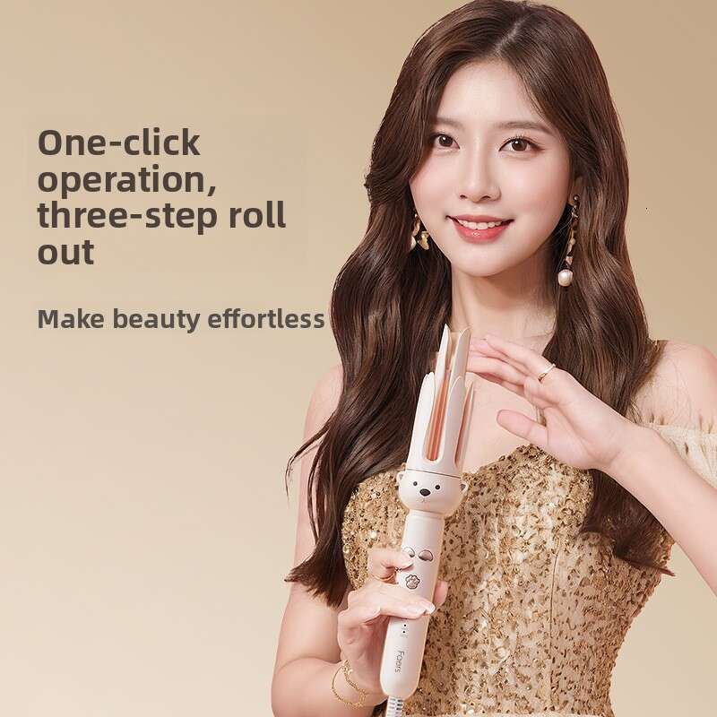 Fully Automatic Dual Slot Curling Iron 28Mm Lazy No Hair Damage Electric Rotating Big Waves Long-Lasting Styling