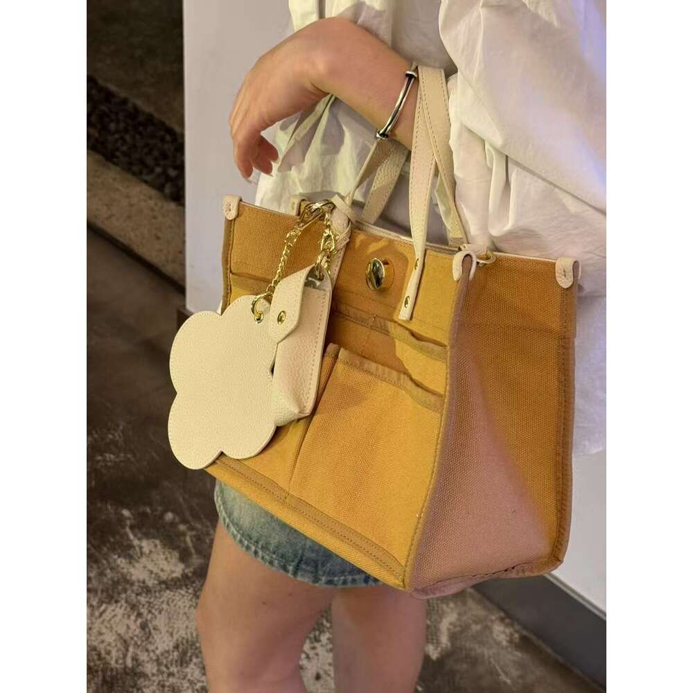Designer Bag Tote Bag Shoulder Bag 2025 New Handheld Tote Canvas And Leather Fashion Commuter Women's Large Capacity Single Shoulder Crossbody Ba