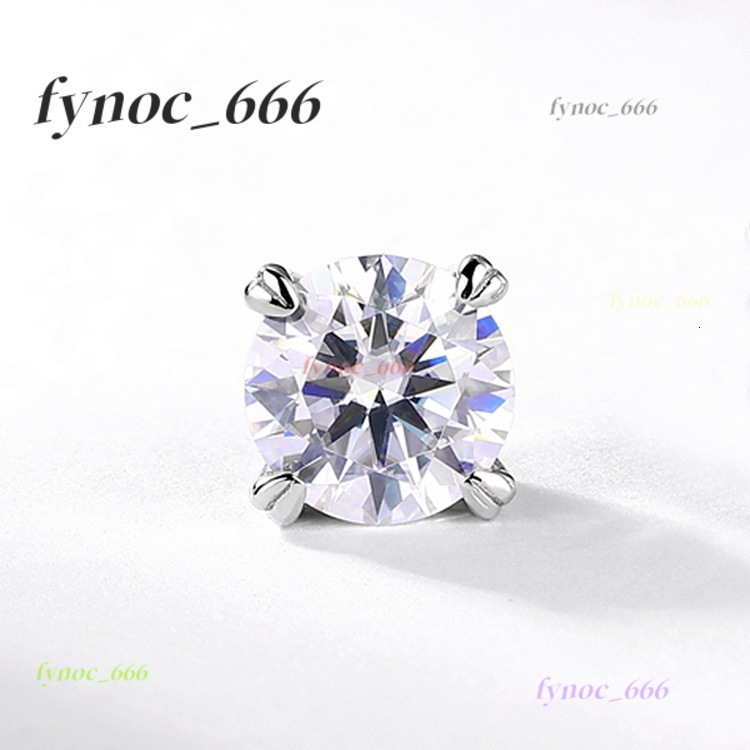 Moissanite Earrings S925 Sterling Silver Diamond Earrings D Color VVS Clarity Hypoallergenic Stud Earrings for Women