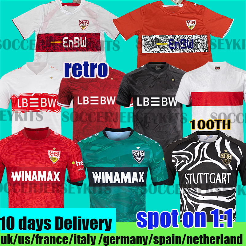VFB Stuttgartes Soccer Jerseys 25 26 football shirt VfB Jersey special 100 TH Brustring Shirts the Schwabenmetropole Swabian metropolis Football Shirt DEMIROVIC
