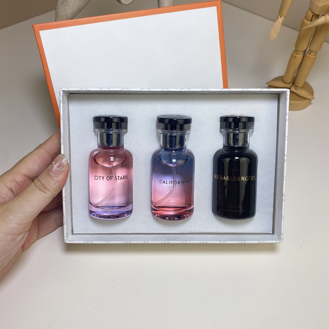High quality set perfume women Perfume 3pcs Set Les sables roses City of stars California dream Floral Fragrances edp 30mlx3pcs set Lasting Fragrance fast shipping