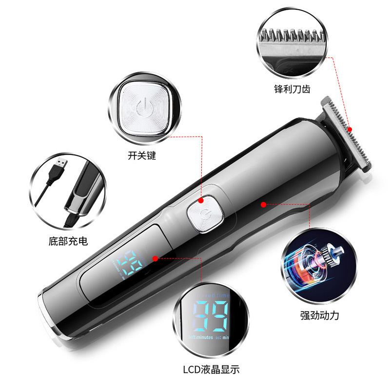 MASTER Mens Grooming Kit 5 In 1 Multifunctional Electric Hair Clippers Rechargeable Razor Men Beard Nose Trimmer 241120