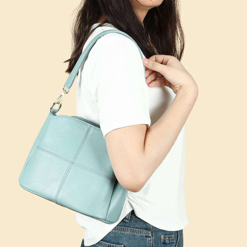 Genuine Leather Women's Crossbody High Quality First Layer Cowhide Shoulder Bag Large Capacity Versatile Handbag For Women