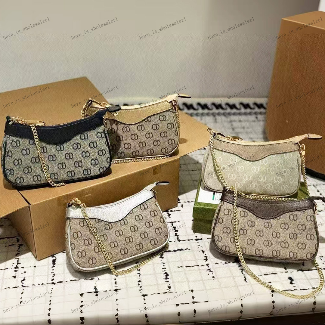 7A High quality 2025 designer bag mini bag with box Ophidia GG bag Luxury tote bag underarm bag Fashion Leather bag women's mini handbag chain bag crossbody bag