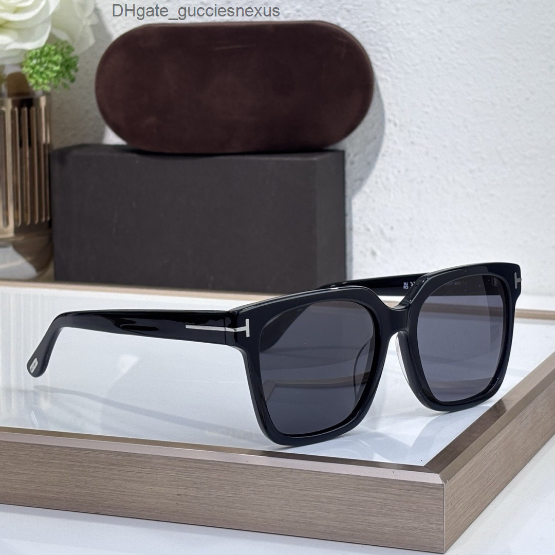 designer sunglasses luxury glasses for men women fashion unisex acetate uv400 tf0952 black square full frame 1ASP TF Tom''Ford''Fordd''Sunglasses EEEX