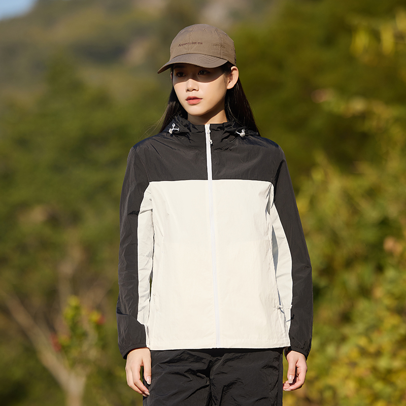 lightweight hooded couple sunscreen clothing upf50 breathable portable for outdoor