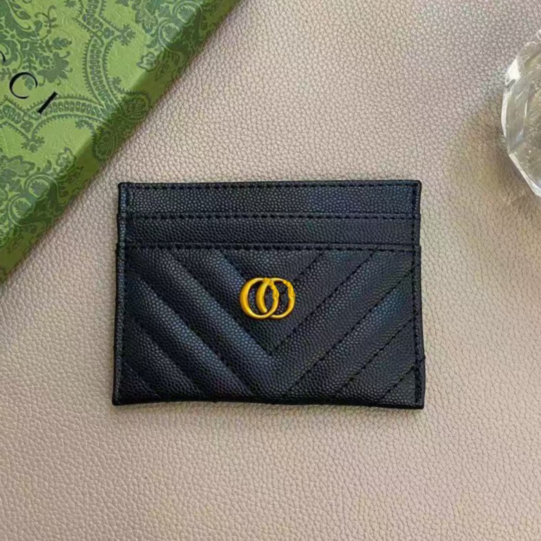 10A Luxury Designer Men Women Credit ID Card Holder g genuine Leather Purse men Wallet Thin Bus Card Key Ring Credit Cards Wallet Bag Travel Documents Holders bag