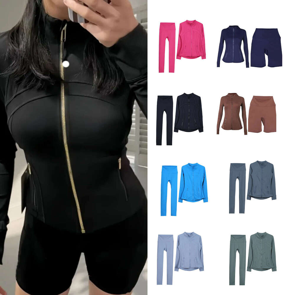 Yoga luluity lemoness Set jacket Sport Sock skirt aloness set pants sweatshirt Bra Leggings White Striped Pants men Womens Gym aloness women clothes