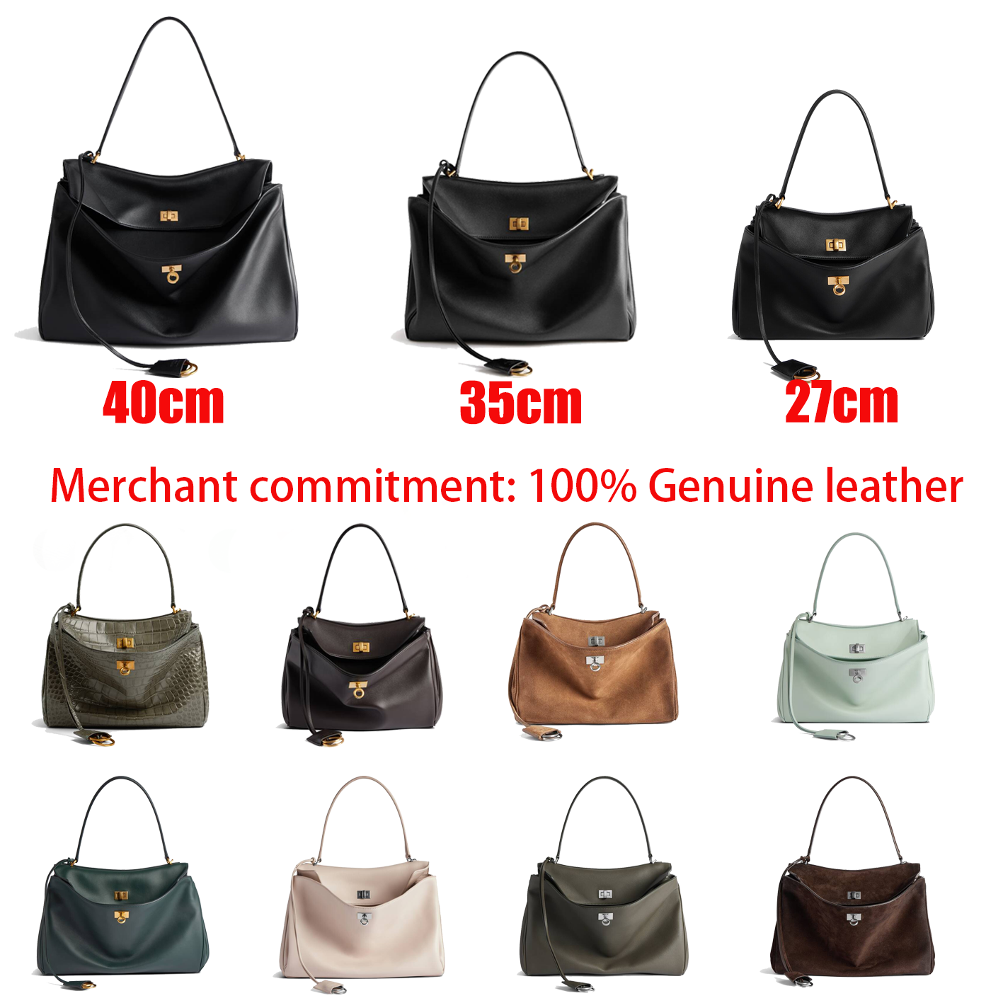 Large capacity tote bag Women RODEO bag Luxury Designer bags Fashion handbags suede bag Womens crocodile leather crossbody Shoulder bags lady weekender travel bag