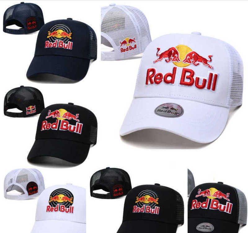 Ball Caps F1 Red Bull Racing Team Red Bull Verstappen 2022 Season Racing Baseball Hat Bent Sun Hat H25401