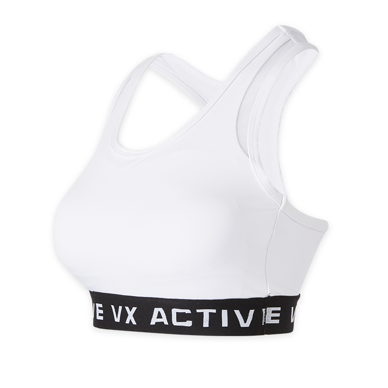 High Support Sports Bra with Wide Side Panels for Concealed Spillage Yoga wider side panel design