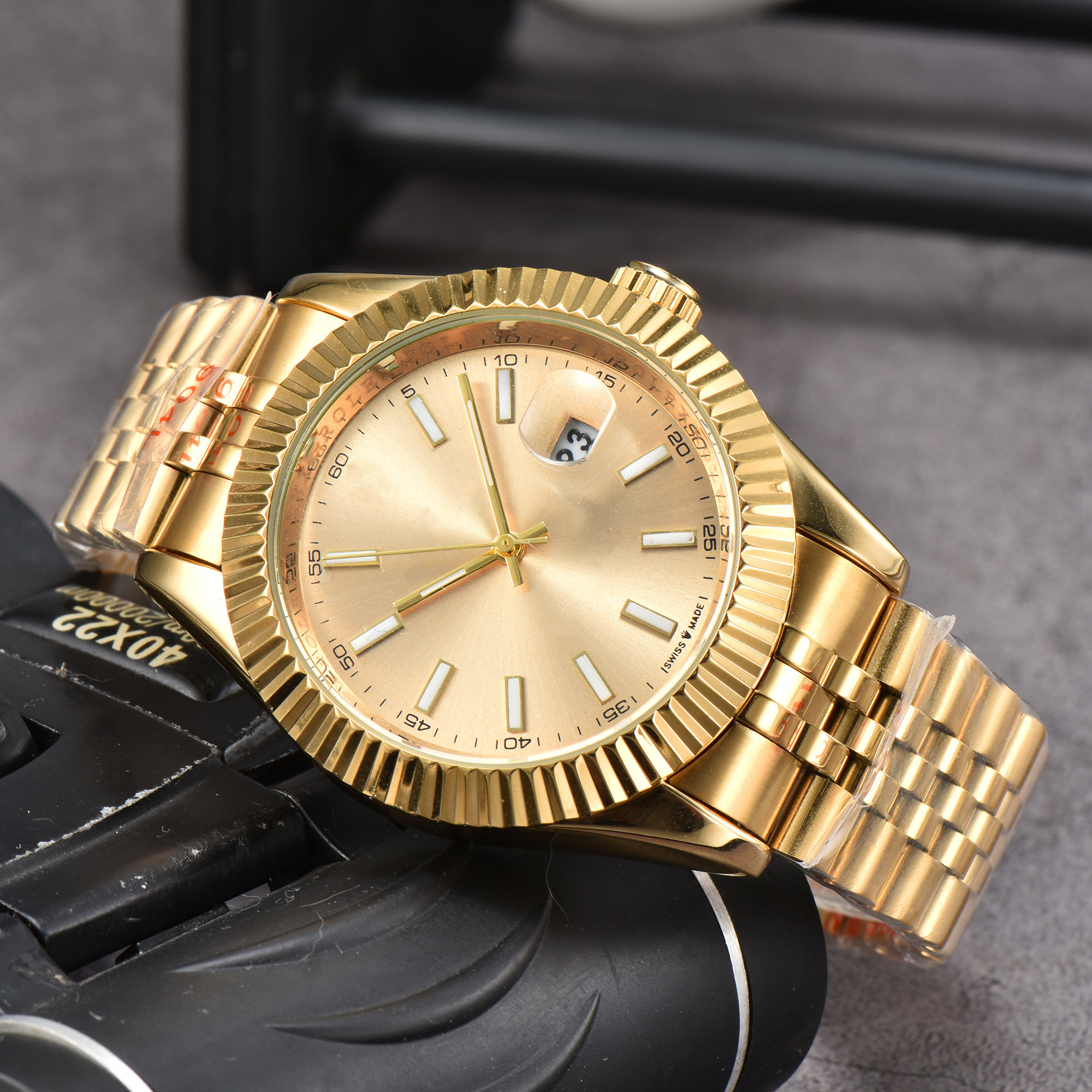 New Mens women OYSTERity PERPETUALity SKY DWELLR Set with diamonds Watches automatic quartz Movement Male Clock Luxury Business Designer Men Wristwatches #121