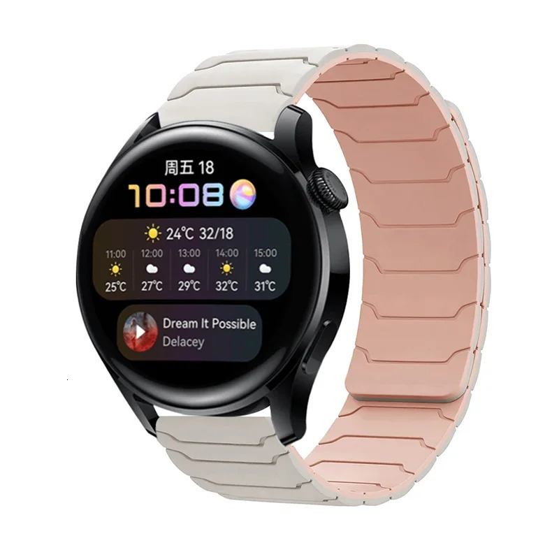 Magnetic Bands For Samsung Galaxy Watch 7 6 5 4 3 Silicone Loop Strap GT543Pro 46mm Ultimate 22mm 20mm Correa 250829