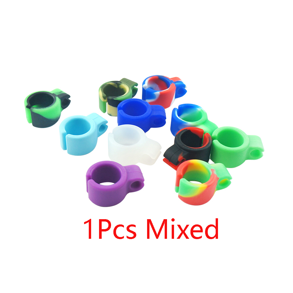 Colorful Silicone Cigarette Holder Ring - Portable, Non-Slip Finger Grip Clip for Smokers | Ideal for Gaming & Daily Use | Lightweight, Tobacco Regula