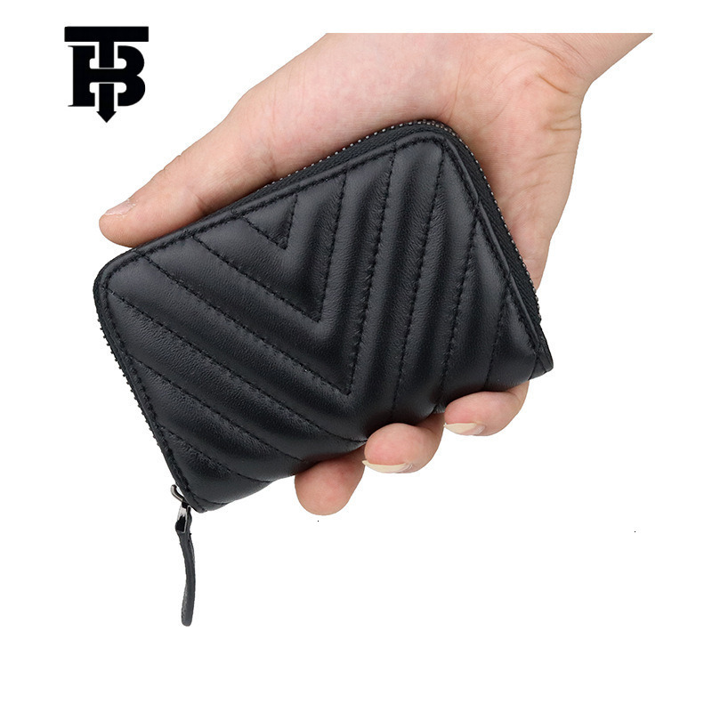TB BHULAMTE Designer Soft Sheepskin Comprehensive Coin Cardholder Fashionable Embroidered Genuine Leather Bag New Coin Luxury Bag