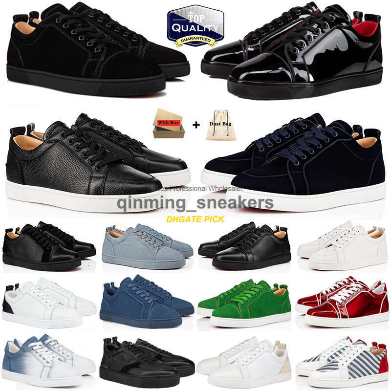 10A Luxury Designer Low Dress Shoes Mens Casual Glitter Grey Rivets Leather Suede Camo Green Men Womens Fashion Spikes Office Career Wedding Trainers Sneakers