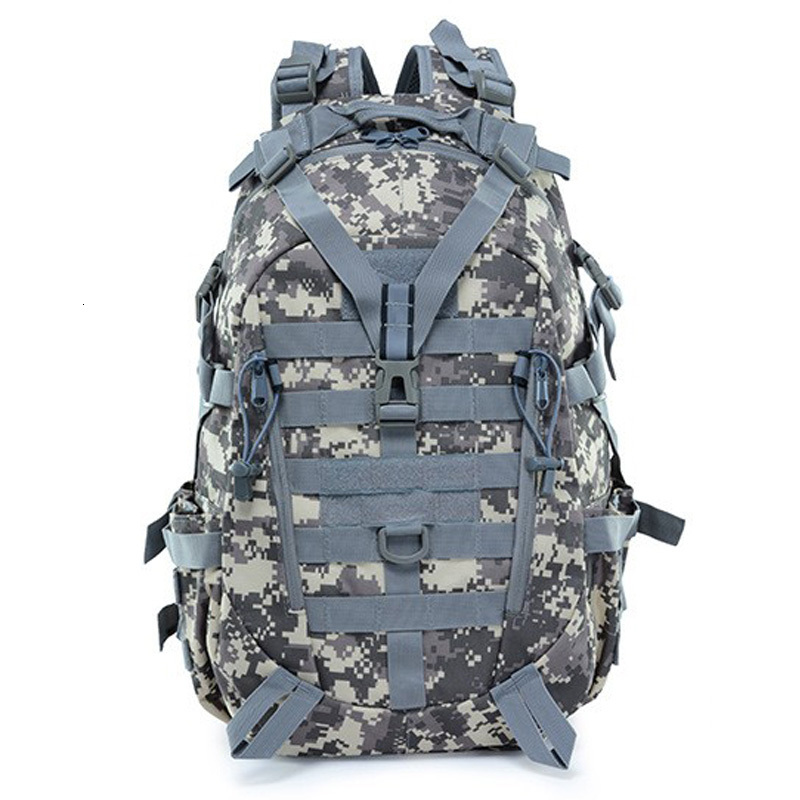 40 Liters Hiking Tactical Backpack Men Outdoor Sport Travel Rucksack Molle Bag Hunting Hiking Backpack Reflector Duffle Bag