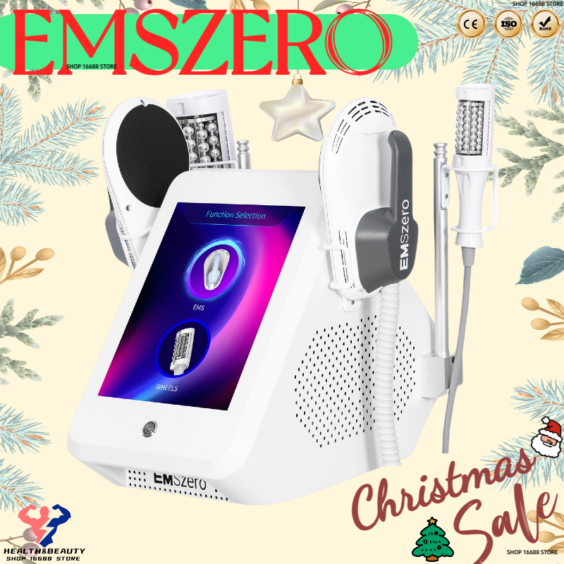 New Electro Magnetic Stimulation RF 360 Degree Lift Face Slimming Fat Reduction Inner Ball Roller Body Sculpting Muscle Massage Slimming Beauty Equime
