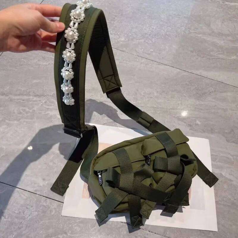 Popular Square Bolsa Spliced Bow Pearls Tote Bag Crossbady Shoulder Bags Daily Using Bolsas Casual All-Match Bolsos Mujer