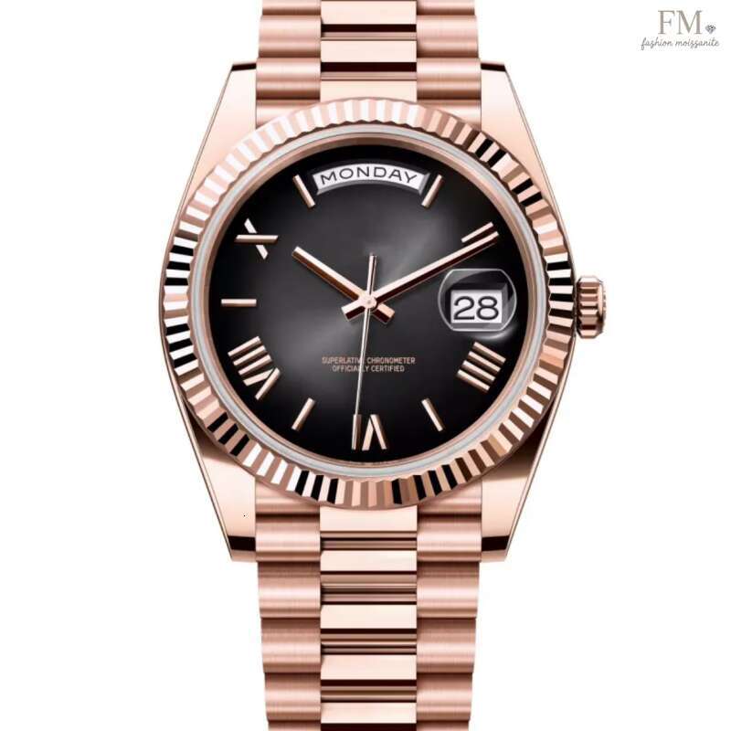 Men's Designer Watch: Luxury Automatic Mechanical Ceramic Style, Full Stainless Steel, Sapphire Glass, Luminous Function, 41mm, Single Unit Also Wholesale Rate