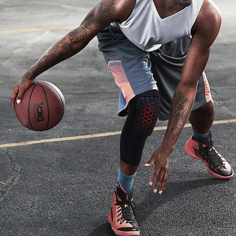 1Pair 2pcs Knee Pads Long Compression Leg Sleeves Braces for Basketball Football and All Contact SportsKids Adult Women Men 250901