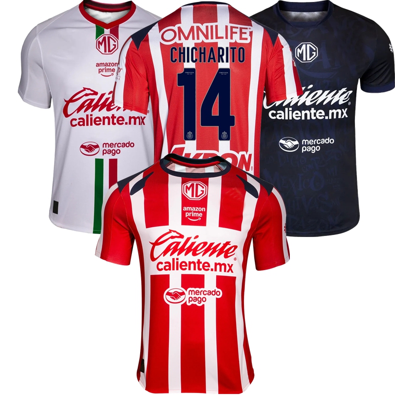 CHICHARITO 2024 2025 2026 Chivas CD Guadalajara Soccer Jerseys ALVAREZ I.BRIZUELA C.COWELL ALVARADO PULIDO E.GUTIERREZ 25 26 football men and kids shirt
