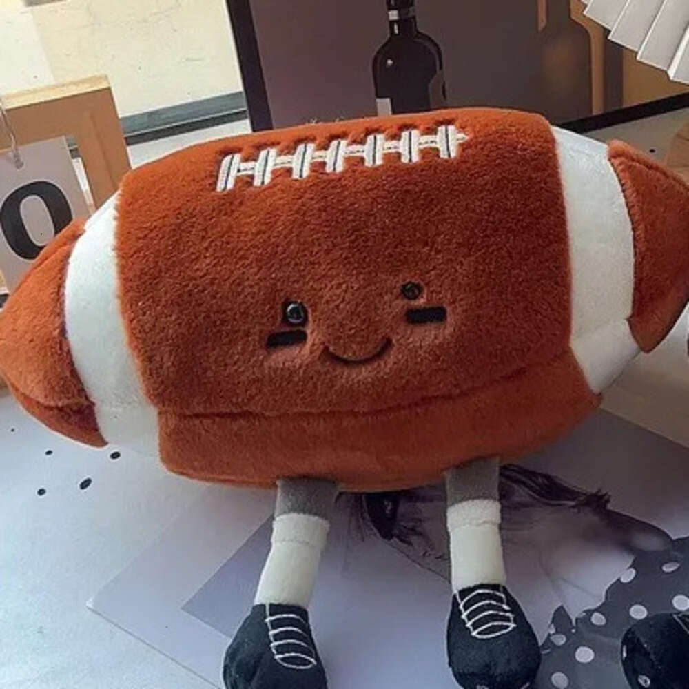 now 2025 jelly cat 2025 Fun Tennis Pendant JC Sports Series Basketball Football Plush Toy Cute Doll Ornament