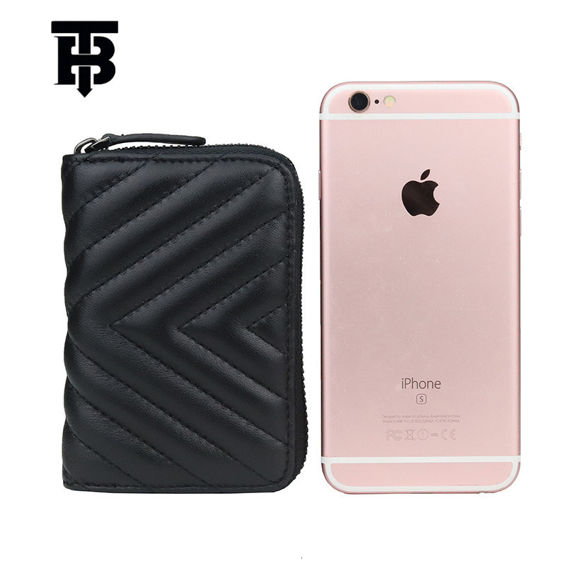 TB BHULAMTE Designer Soft Sheepskin Comprehensive Coin Cardholder Fashionable Embroidered Genuine Leather Bag New Coin Luxury Bag