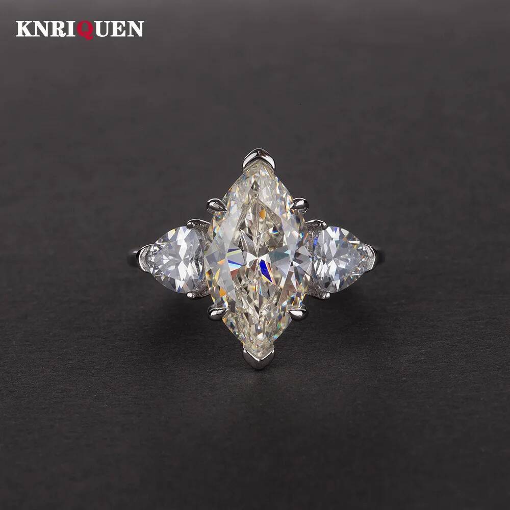 New Charms 814mm 6ct Topaz Pink Quartz Sapphire Rings for Women S925 Silver Gemstone Lab Diamond Ring Party Fine Jewelry Gift