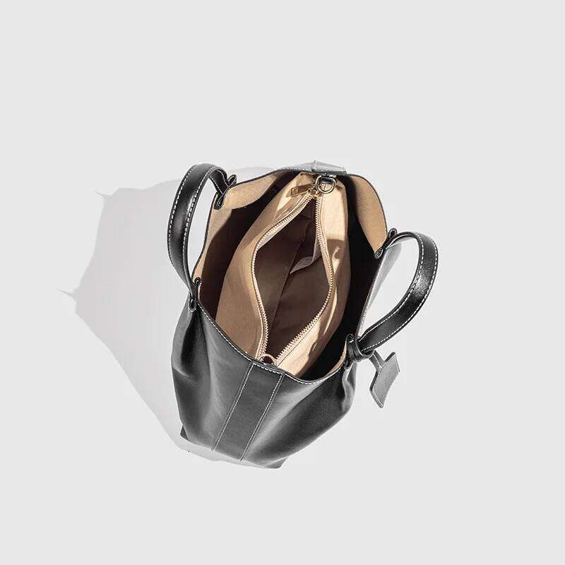 Fashion Ruched Handbags Designer PU Leather Shoulder High Quality Crossbody Bags For Women Bucket Bag Female Clutch