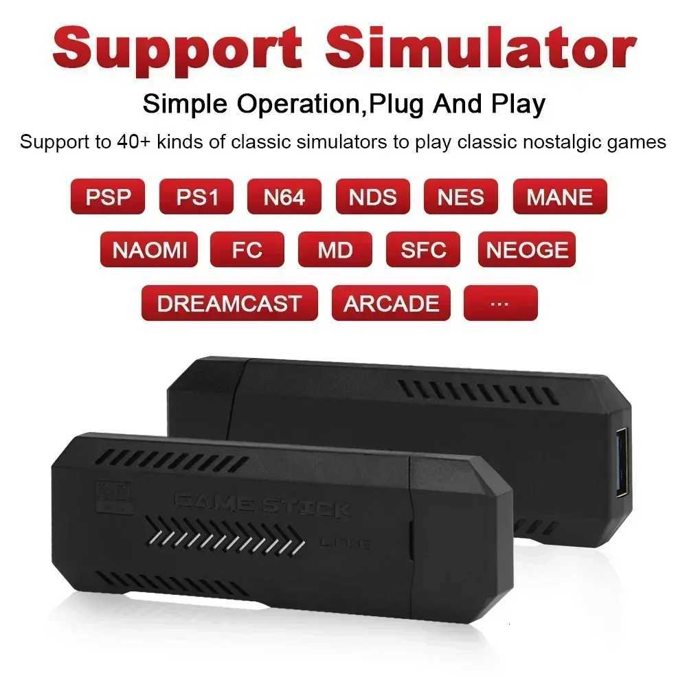 X2 Plus GD10 Pro 4K Game Stick 3D HD Retro Video Game Console Wireless Controller TV 50 Emulators for PS1N64DC 256G 128G 64G D250901