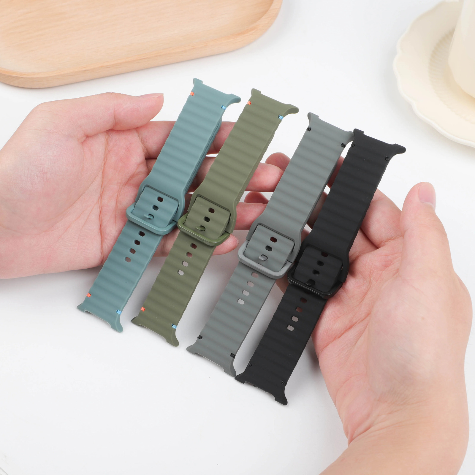 Original Silicone Band For Galaxy Watch 8 40mm 44mm Correa pulseira Bracelet Galaxy Watch 8 Classic mm Sport Strap 250901