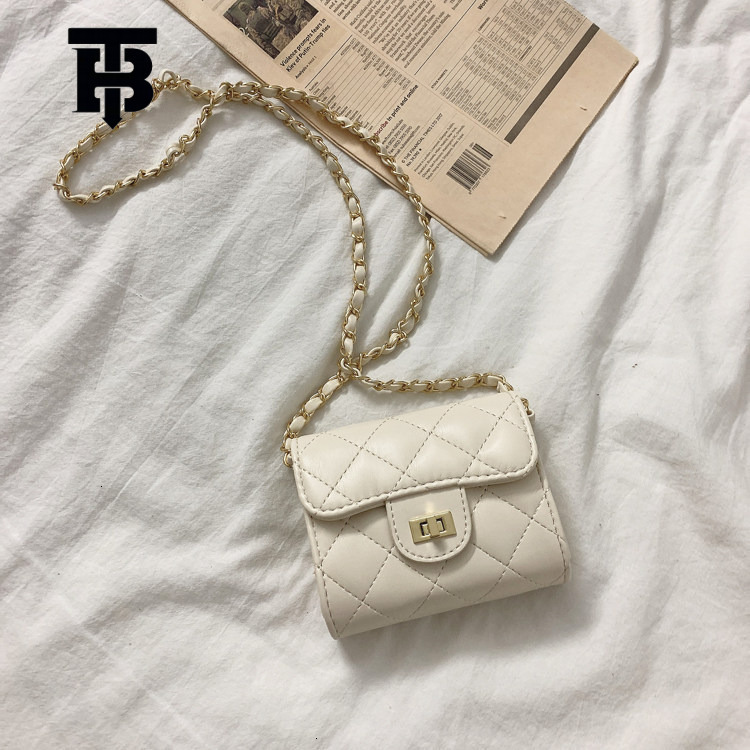 TB BHULAMTE Women's Bag New Fashion Quilted Small Square Bag Mini Designer luxury Chain Bag Student Wallet Korean Style Crossbody Bag Free shippi