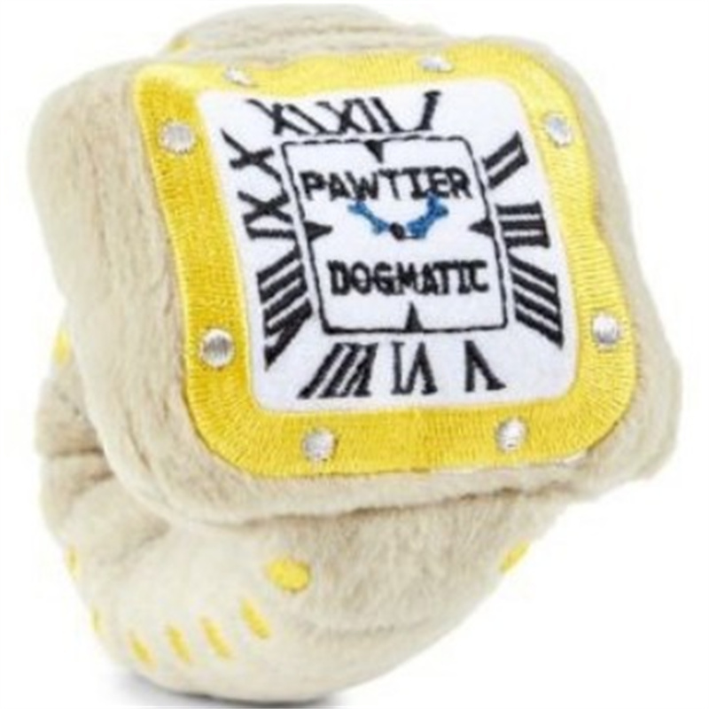 Luxury Pet Dog Watch Toys Durable Plush Wine Bottle Squeaky Toys For Dog Gift Plush Perfume Dog Toys With Squeaky