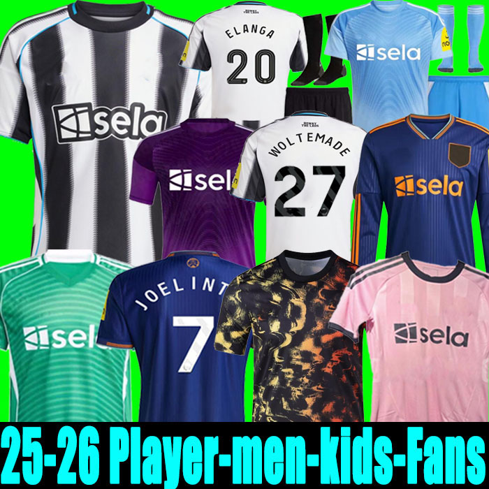 25 26 Woltemade newcastl e soccer jerseys Elanga CARABAO CUP FINAL 2025 2026 BARNES BRUNO G. Gordon MURPHY TONALI Football Shirt Home THIAW fans Player