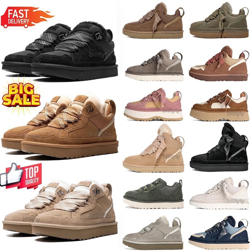 Designer Lowmel Sneakers Trainers Casual Shoes Boots chestnut black Highmel Tasman Tazz Slippers Womens Suede Sand Wool Sheepskin Winter Cold Suede Fall size 35-42