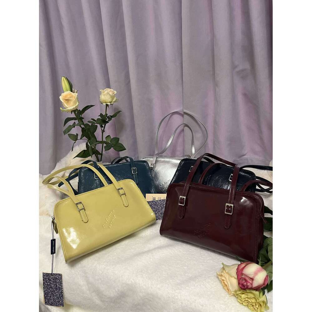 Paloma Wool Oil-Waxed Leather Oulder Tote Bag Briti Sle Casual Crossbody Handbag For Young Women Soft Square Ape