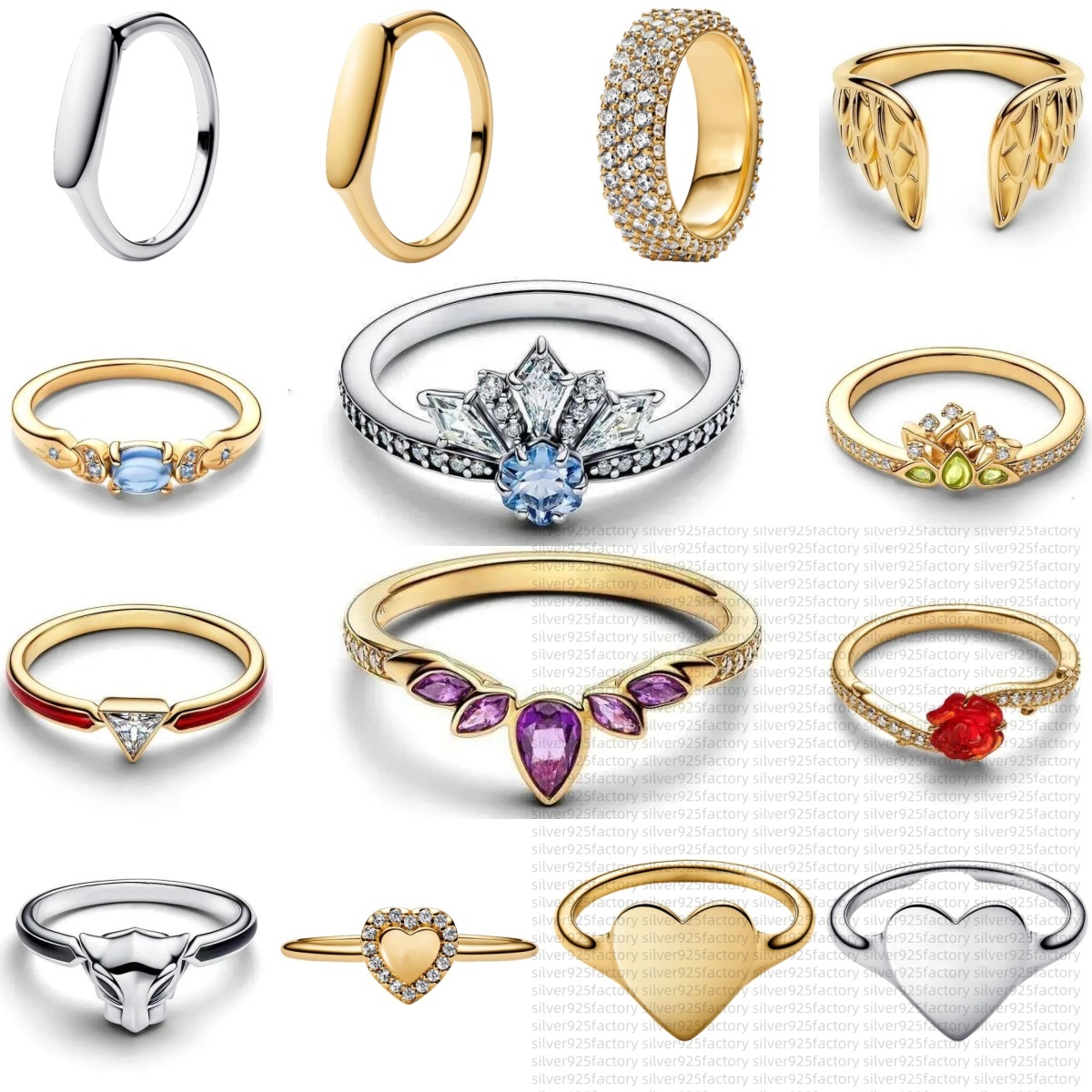 NEW Designer Rings Heart Halo Ring gold Rings for women Wedding Ring with box luxury jewelry 925 Silver Diamond ring engagement Ring fashion party gifts