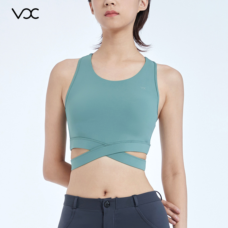Mid-High Neck Yoga Tank Top - Longer Length for Enhanced Coverage During Workout